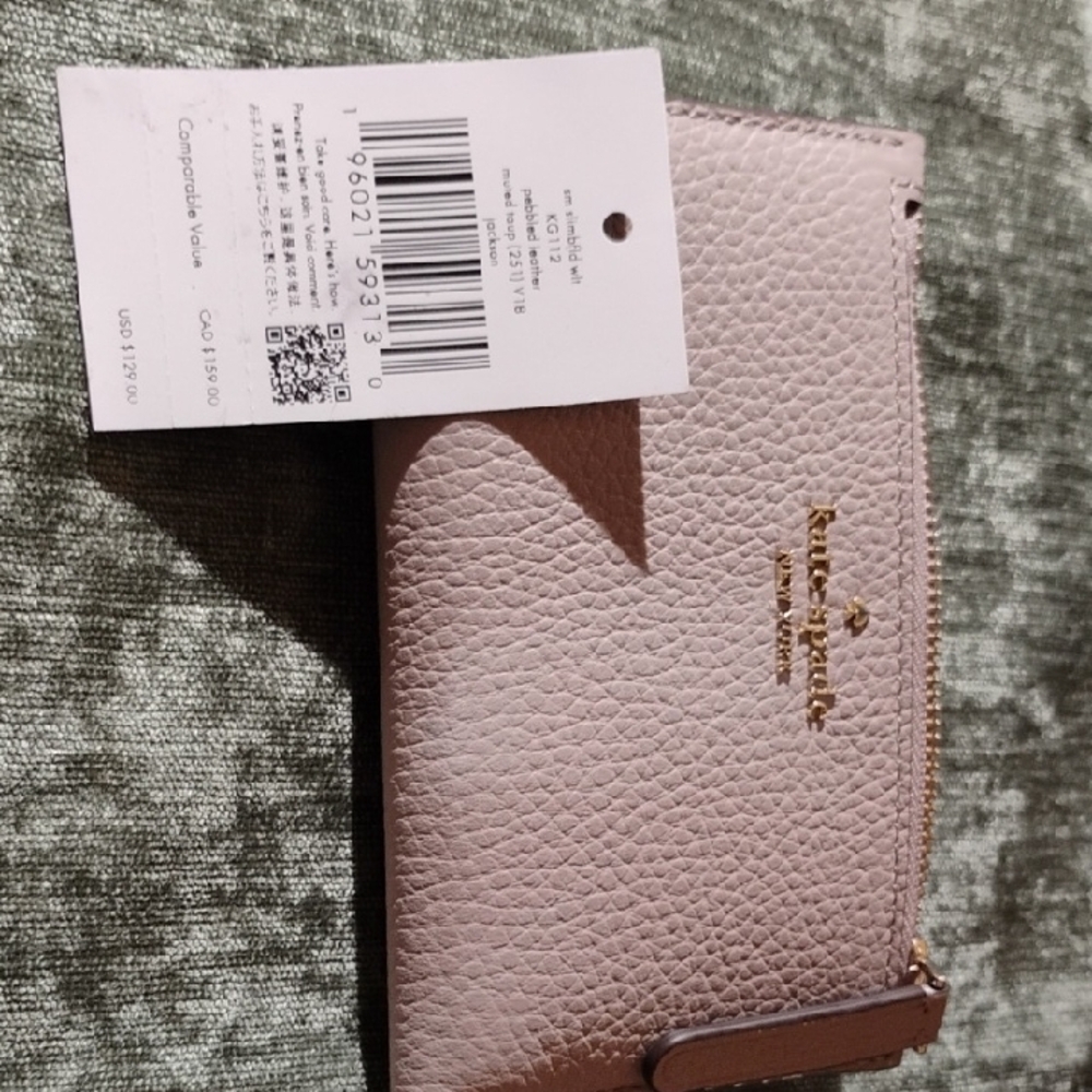 Kate Spade Pink Leather Wallet